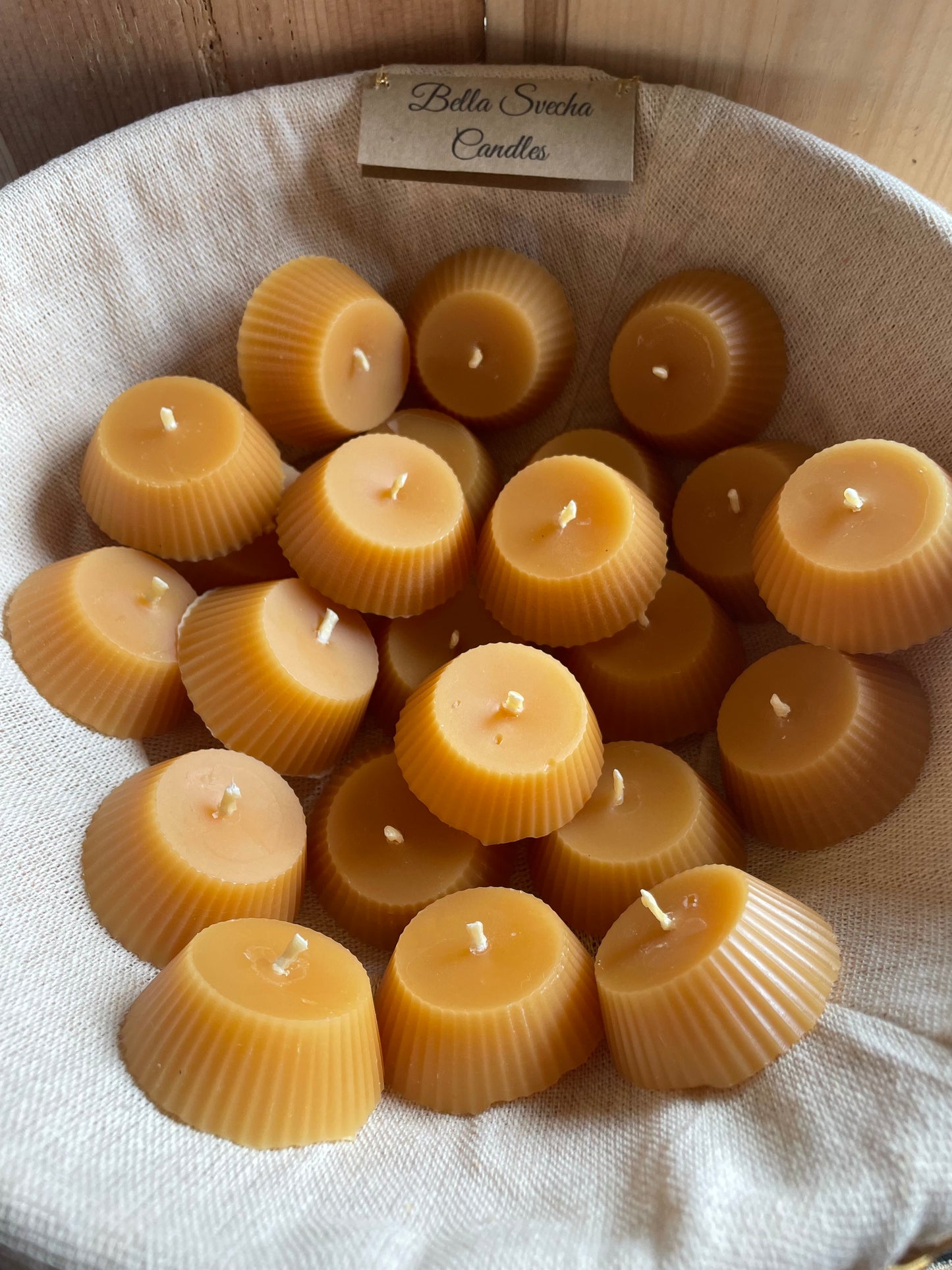 Beeswax Tea Light Candles